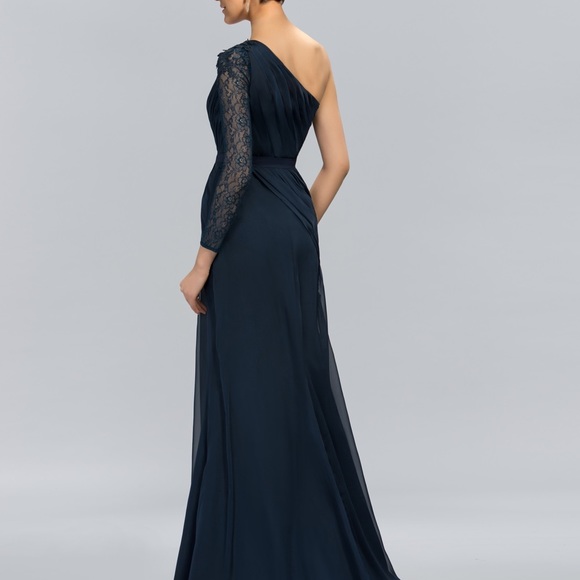 Blue one sleeve gown - Picture 3 of 3